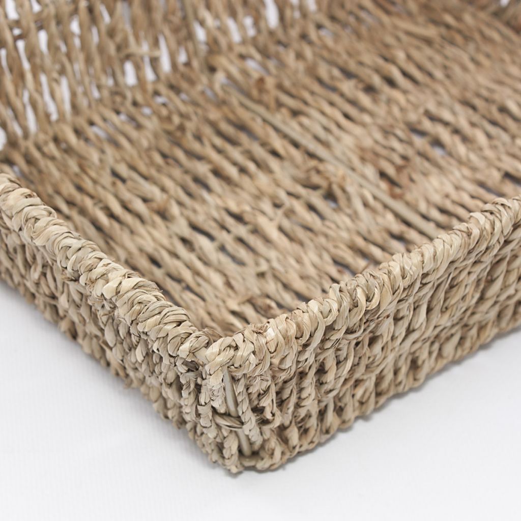 Vaschetta in cordoncino, 30x22H8 cm (kit da 3)