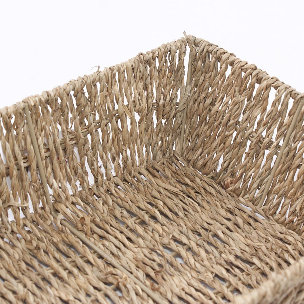 Vaschetta in cordoncino, 30x22H8 cm (kit da 3)