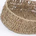 Cestino portaoggetti ovale in cordoncino, 30x18x8 cm (kit da 5)