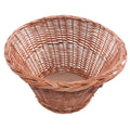 Cesto espositore rotondo in vimini rosso, Ø50H25 cm