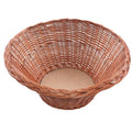 Cesto espositore in vimini rosso, Ø60H25 cm