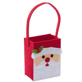 Borsina in panno Babbo Natale, 14x9H30 cm (kit da 5)