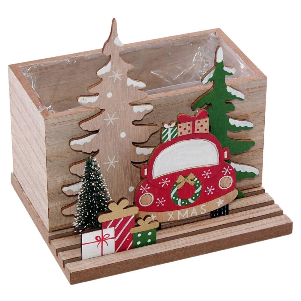 Cassettina in legno, 14x12x15 cm