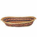 Cesto da confezionamento ovale in vimini multicolore, 69/65x40x13 cm (kit da 3)