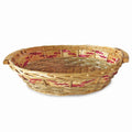 Cesto da confezionamento ovale in vimini miele, 49/46x36x12 cm (kit da 5)