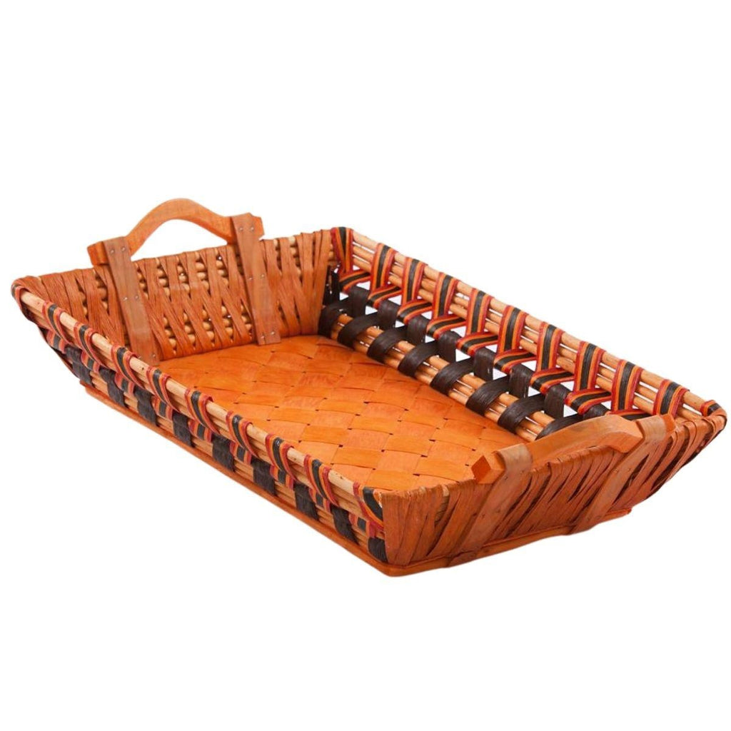 Cesto rettangolare in vimini, 56x37H10 cm (kit da 3)