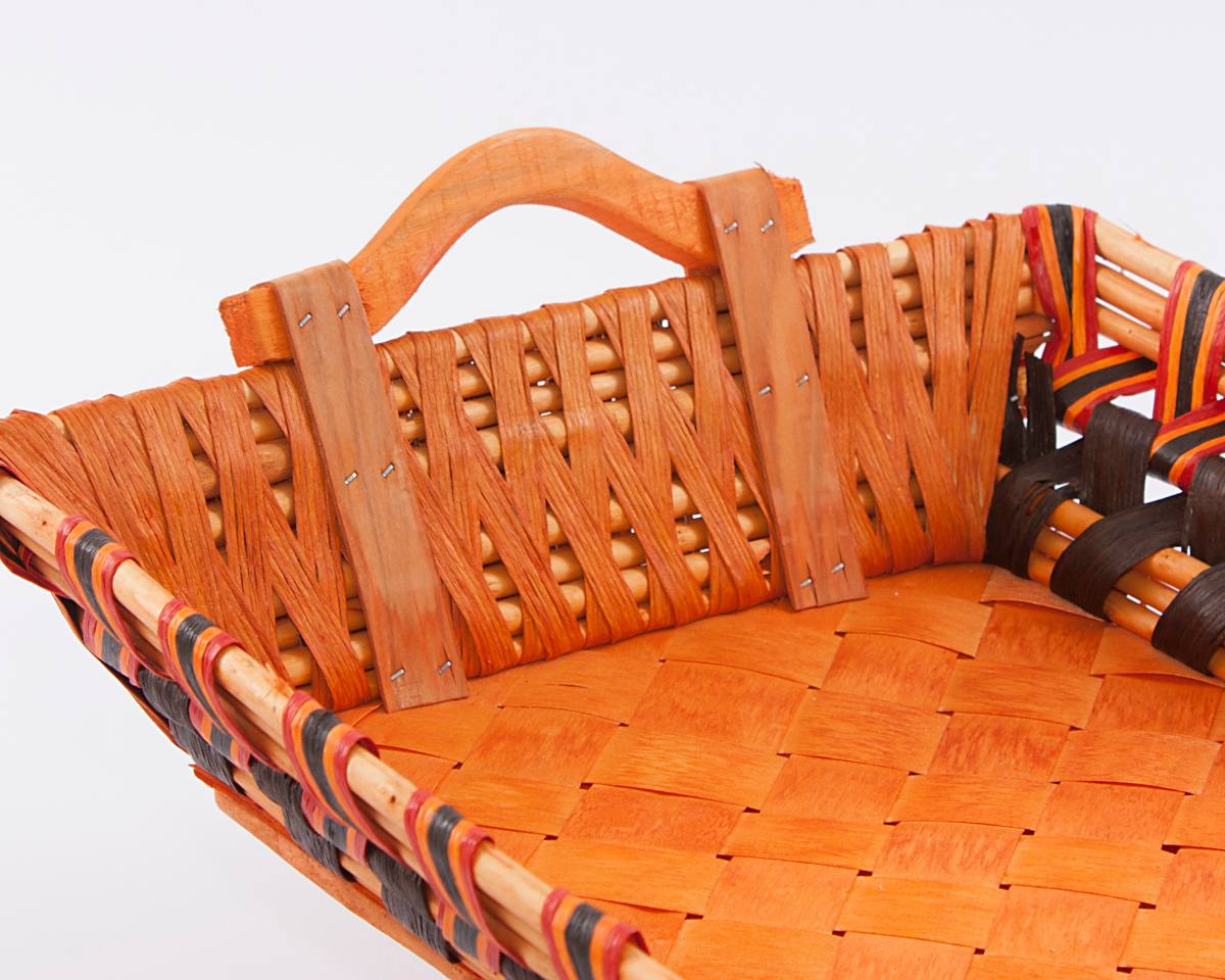 Cesto rettangolare in vimini, 56x37H10 cm (kit da 3)