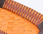 Cesto da confezione ovale in vimini con manici, 62x34x9 cm (kit da 3)