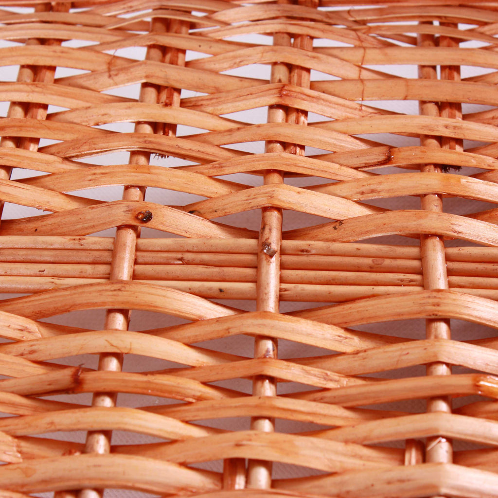 Cesto rettangolare in vimini marrone, 54/51x38x13 cm (kit da 5)