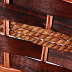 Cesto rettangolare in vimini marrone, 54/51x38x13 cm (kit da 5)