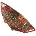Cesto in vimini a forma di foglia, 86x36H15 cm