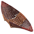 Cesto in vimini a barchetta, 90x37H15 cm