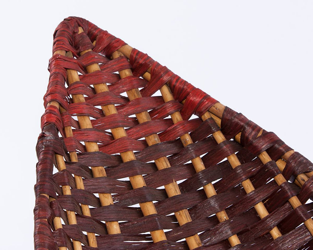 Cesto in vimini a barchetta, 90x37H15 cm