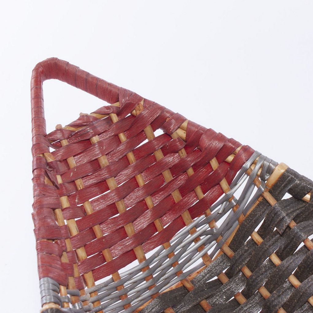 Cesto da confezione in vimini a barchetta, 64x33x14 cm (kit da 3)