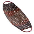 Cesto ovale in vimini da confezione, 75x35H10 cm