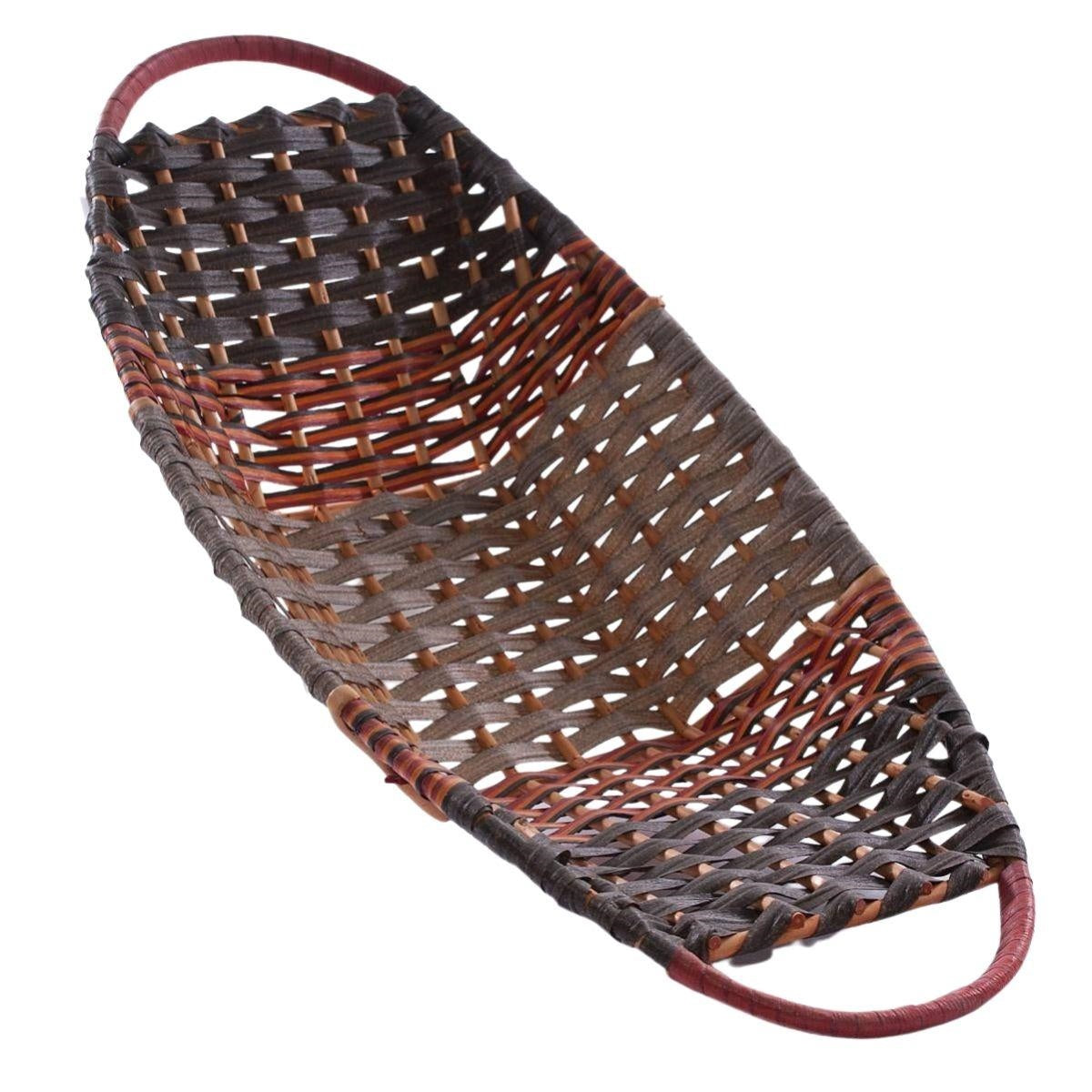 Cesto ovale in vimini da confezione, 75x35H10 cm