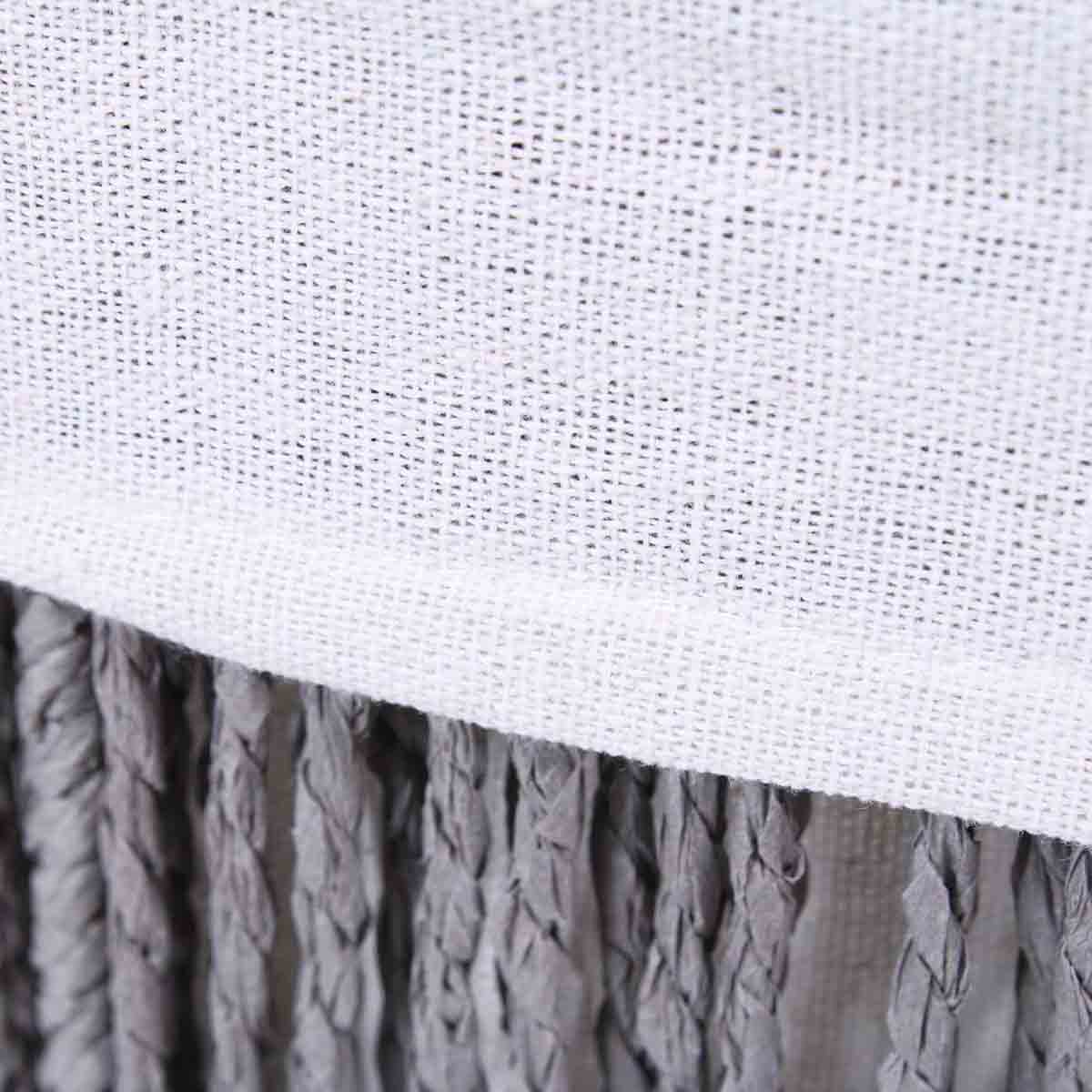 Cesto cubo pieghevole in carta grigia foderato, 30x30x30 cm (kit da 3)