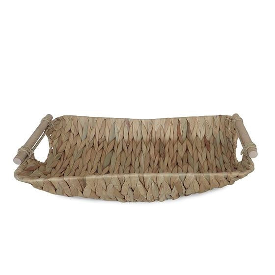 Cesto rettangolare paviera 2m legno, 49x30x12 cm
