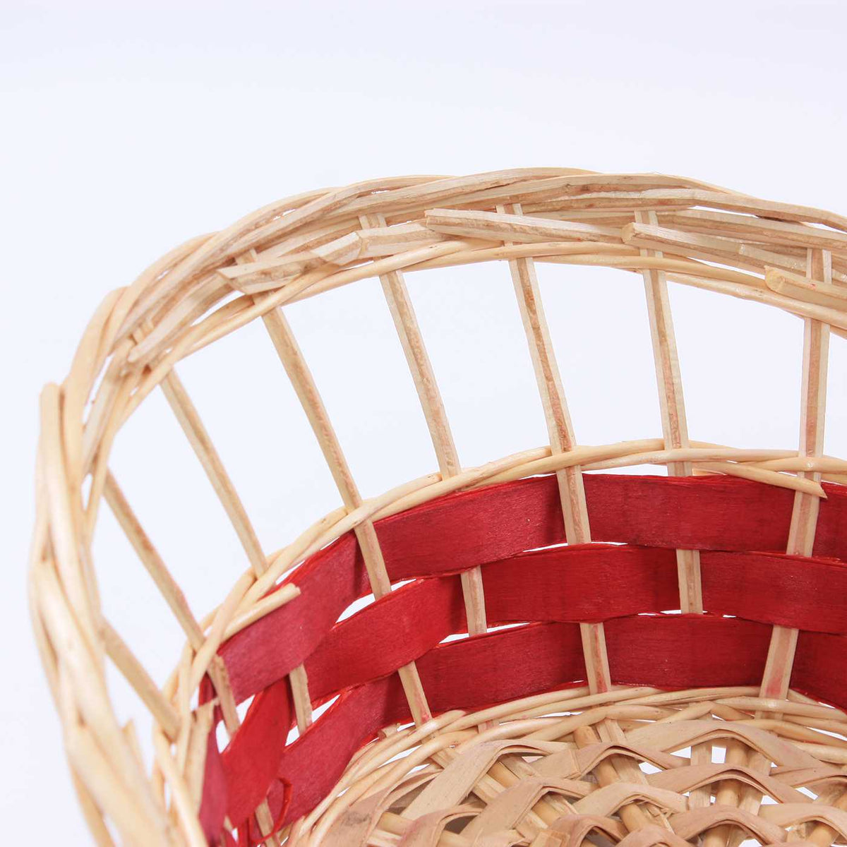 Cesto in vimini traforato, 51x36H17 cm (kit da 5)