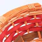 Cesto ovale in vimini con manici, 69x40H13 cm (kit da 3)