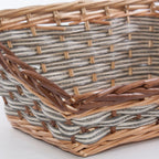 Cesto da confezione in vimini, 35x25H16 cm (kit da 5)
