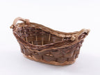 Cesto ovale in vimini, 43/39x26H11/16 cm (kit da 5)