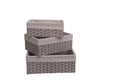 Vaschetta in cellulosa, set di 3, 38x28H15 cm