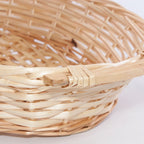 Cesto da confezionamento ovale in vimini, 41x29x10 cm (kit da 10)