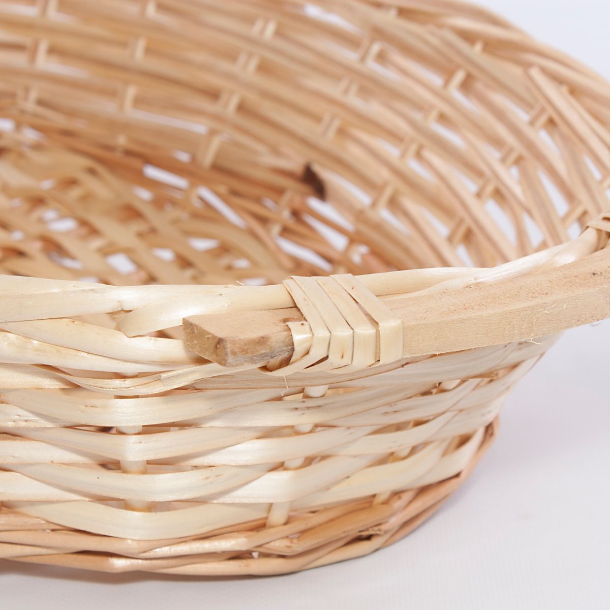 Cesto da confezionamento ovale in vimini, 41x29x10 cm (kit da 10)