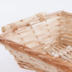 Cesto da confezionamento rettangolare in vimini naturale, 40x27H9 cm (kit da 10)