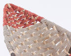 Cesto a foglia in vimini, 64x51x14 cm (kit da 3)