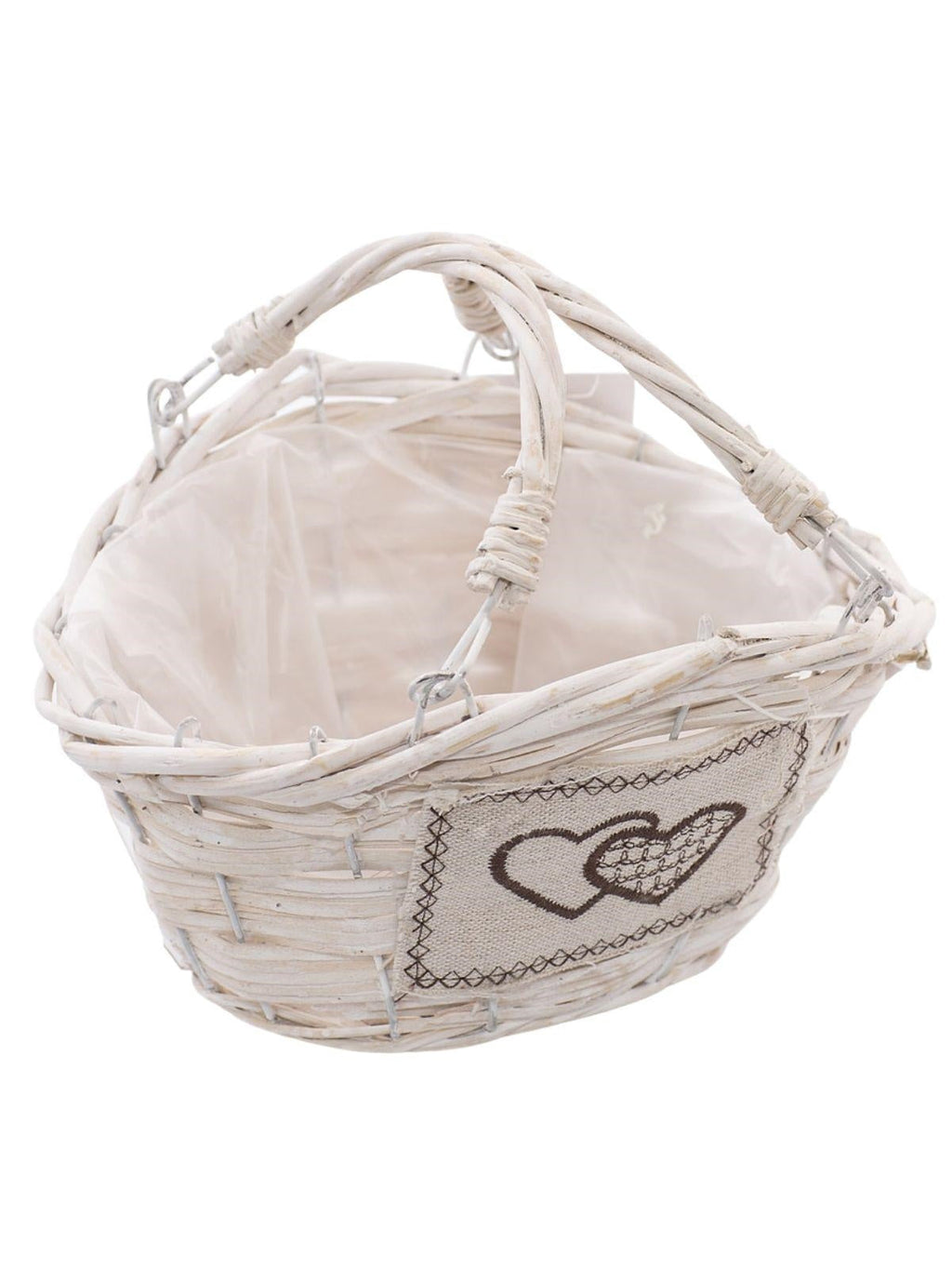 Cesto con due manici, 21X17H12 cm (kit da 5)
