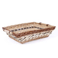Cesto vimini/pioppo rettangolare Nat/marr, 49/45x34x12 cm