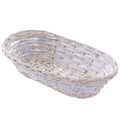 Cesto ovale in vimini, 47x28H12 cm (kit da 5)