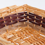 Cesto rettangolare in vimini, 48x34H12 cm (kit da 5)