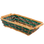 Cesto da confezione rettangolare in vimini, 55x38x13 cm (kit da 3)