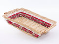 Cesto rettangolare in vimini, 55x38H13 cm (kit da 3)