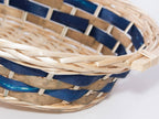Cesto ovale in vimini, 64x48x16 cm