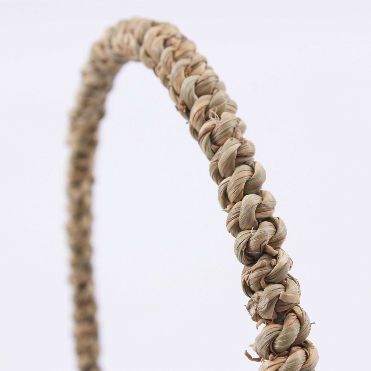 Cesto ovale in cordoncino con manico, 22x15H14/31 cm (kit da 3)