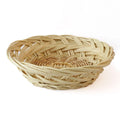 Portapane in vimini bianco, Ø24/18H7 cm (kit da 5)