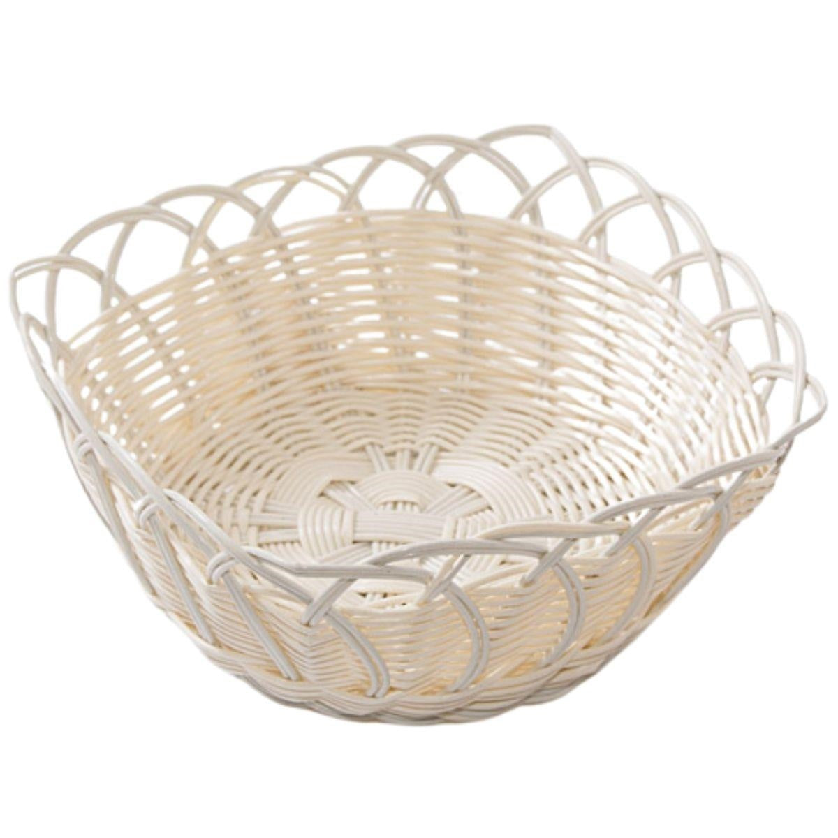 Cestino portapane quadrato in ecorattan, 18x18H8 cm (kit da 10)