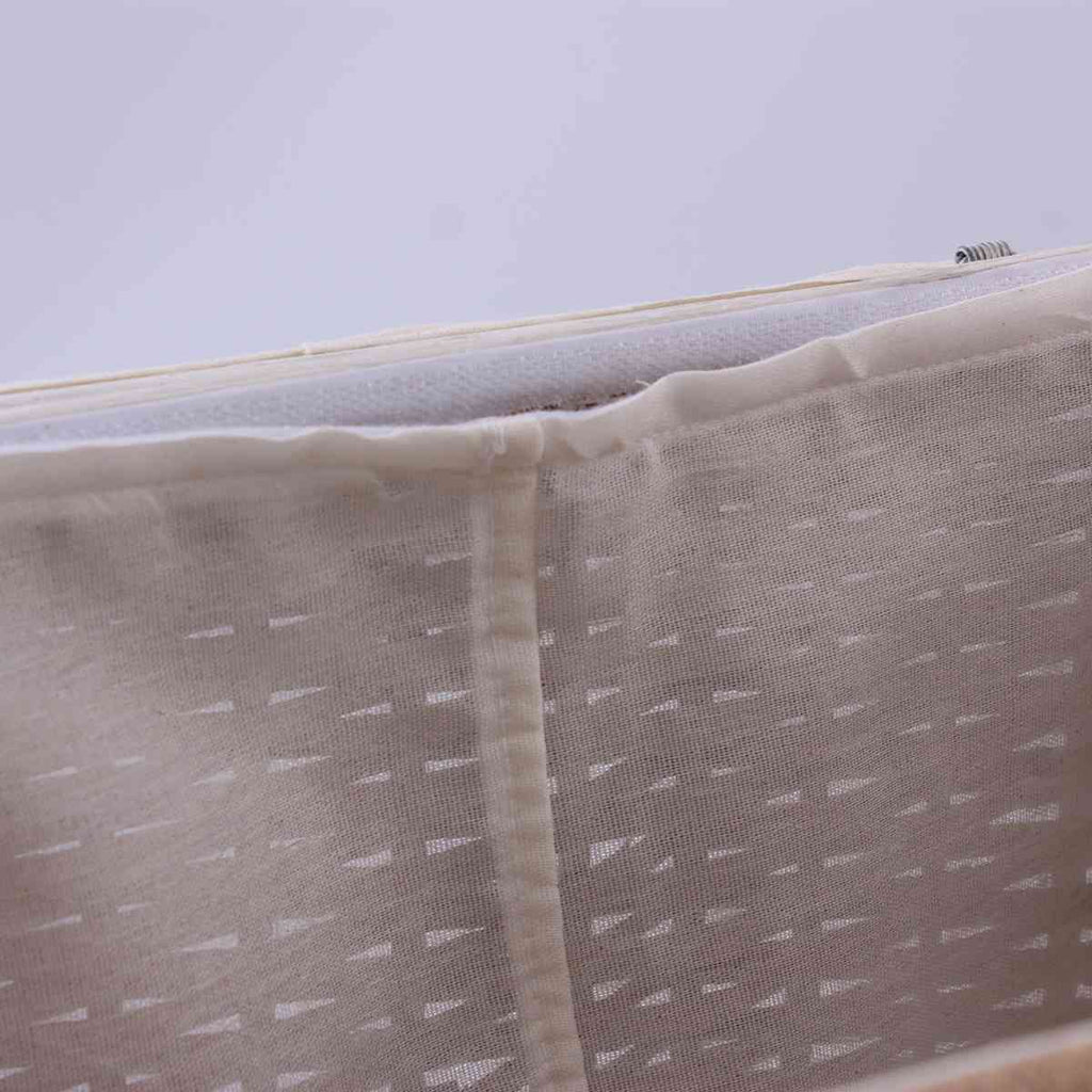 Portabiancheria in rattan sbiancato, set da 3, 48x36H58 cm