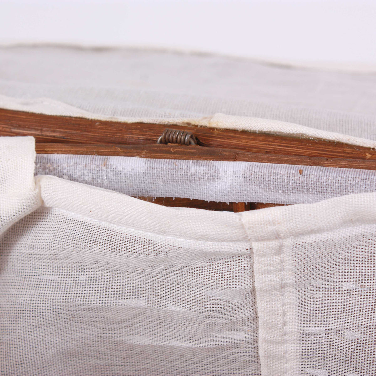 Portabiancheria ovale in rattan brunito, set di 3, 48x36H58 cm