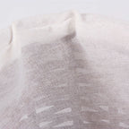 Gettacarte in vimini marrone con fodera decorata, 25x20x25 cm
