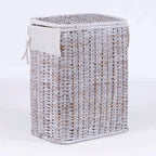 Portabiancheria in rattan foderato, 48x36H58 cm, set di 3