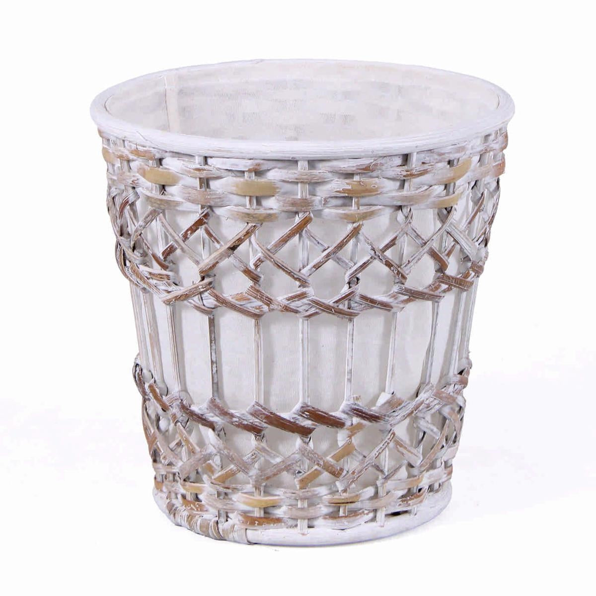 Gettacarte in rattan, Ø28x28 cm