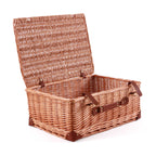 Valigia da pic-nic in vimini bollito, 52x38x22 cm