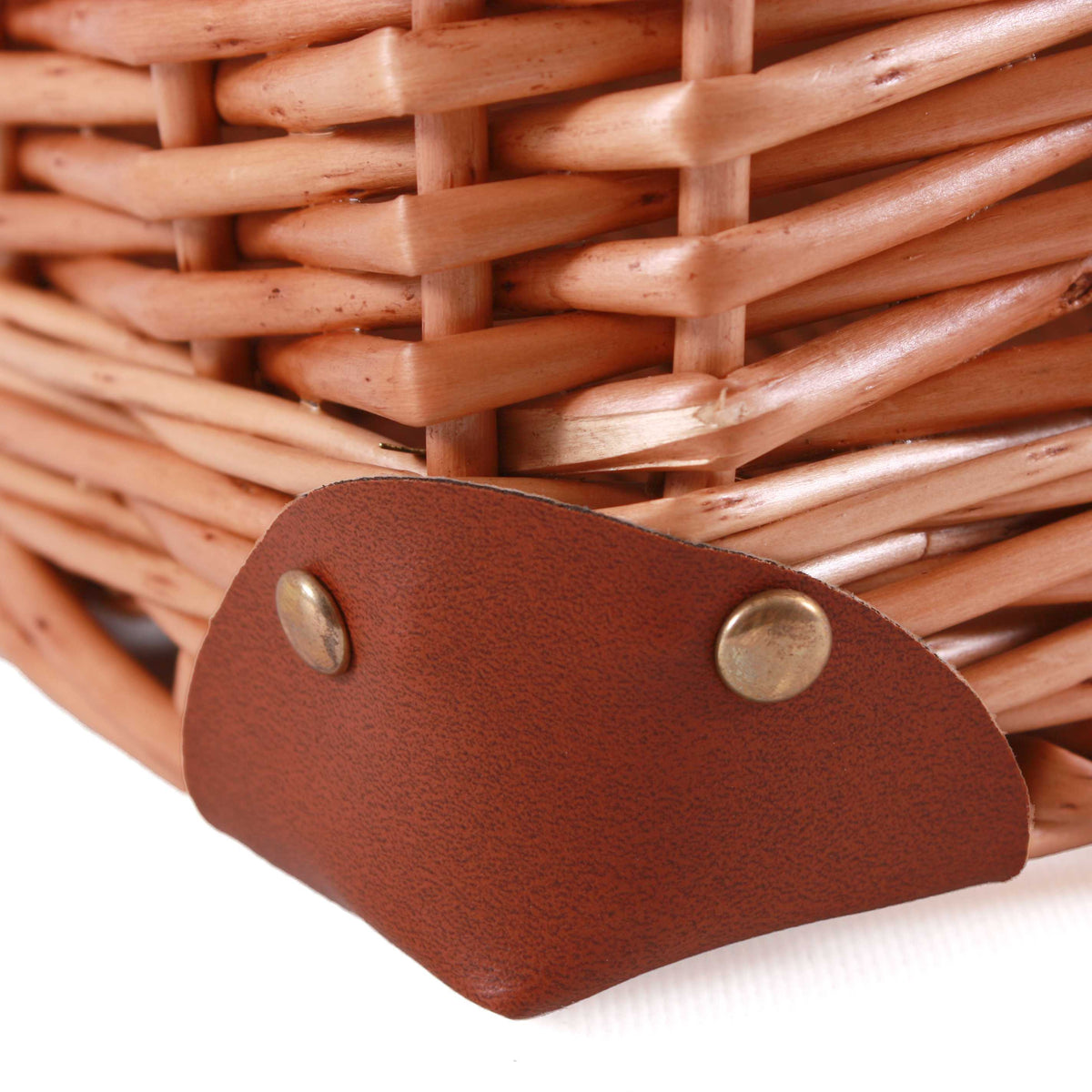 Valigia da pic-nic in vimini bollito, 52x38x22 cm
