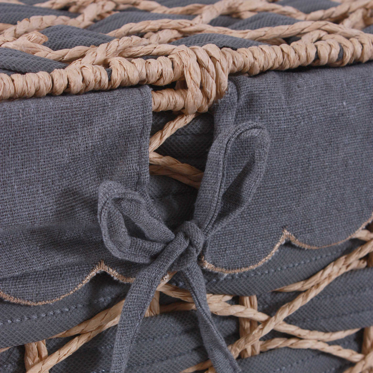 Portabiancheria in tessuto non tessuto, set di 3, 45x35x56 cm