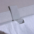 Portabiancheria in tessuto non tessuto grigio, 47x37x58 cm